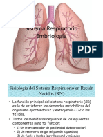 Sistema Respiratorio Embriología