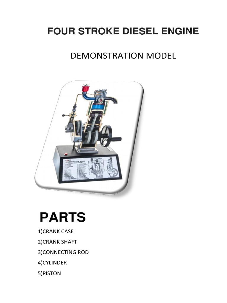 Four Stroke Diesel Engine | PDF