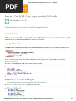Simple JSON REST Consumption With GSON API - CodeProject