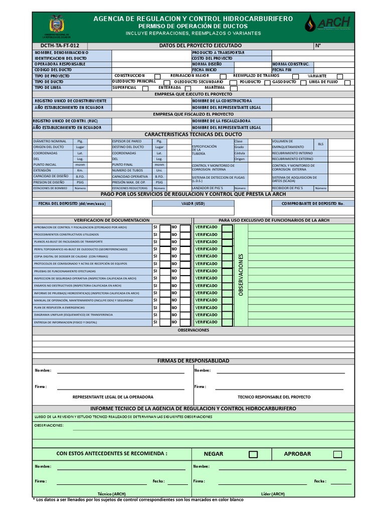 Check List 4 en Formato 2012 08 20 | PDF | Tubería (transporte de fluidos)