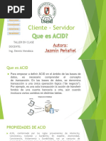 Modelo ACID en Bases de Datos | PDF | Ácido | Bases de datos