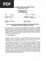 Gibson's Bakery v. Oberlin College - Decision Denying Summary Judgment