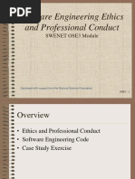 Software Engineering Ethics and Professional Conduct: SWENET OSE3 Module