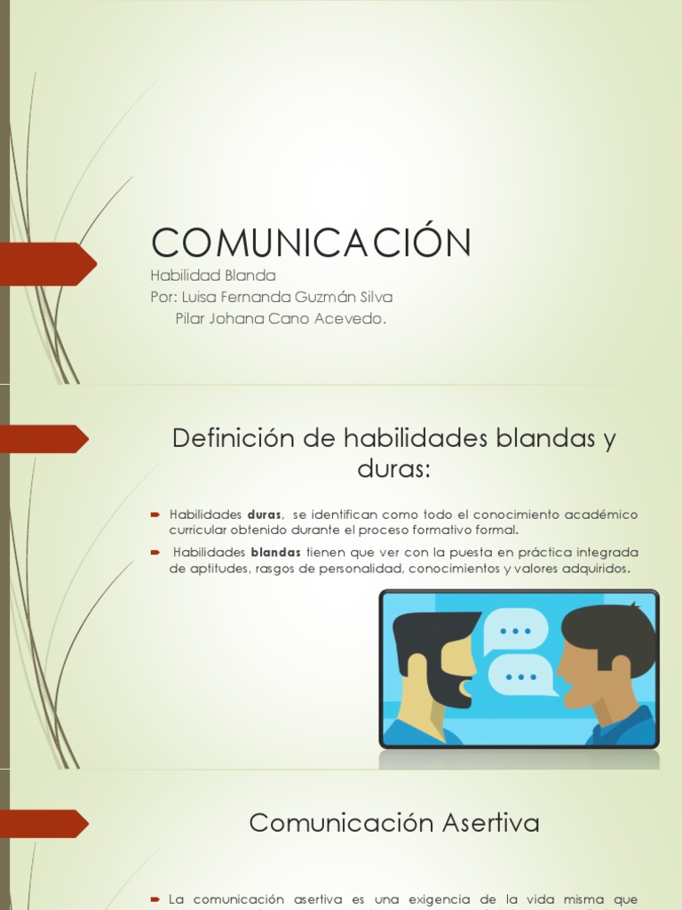 Comunicación Habilidad Blanda Pdf Creatividad Comunicación