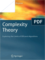 Ingo Wegener - Complexity Theory - Exploring The Limits of Efficient Algorithms - 2005, Springer PDF