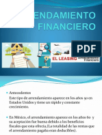 ARRENDAMIENTO FINANCIERO