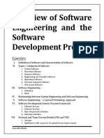 Overview of Software Engineering and The Software Development Process Updated