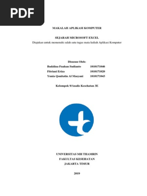 Tugas Akom Sejarah Excel Kel 9 Docx