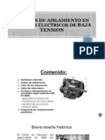 Pruebas de Aislamiento en Motores Electricos de Baja