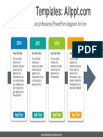 Vertical Cards List PowerPoint Diagram Template