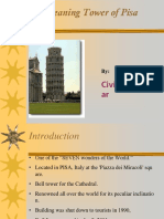 The Leaning Tower of Pisa: Civil 3rd Ye Ar