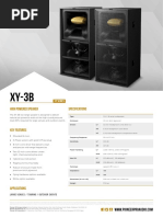 Pioneer Specificationsheet XY-3B