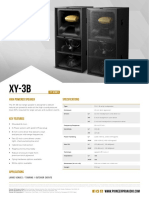 Pioneer Specificationsheet XY-3B