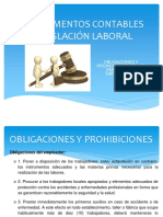 Legislacion Laboral-Obligaciones y Prohibiciones