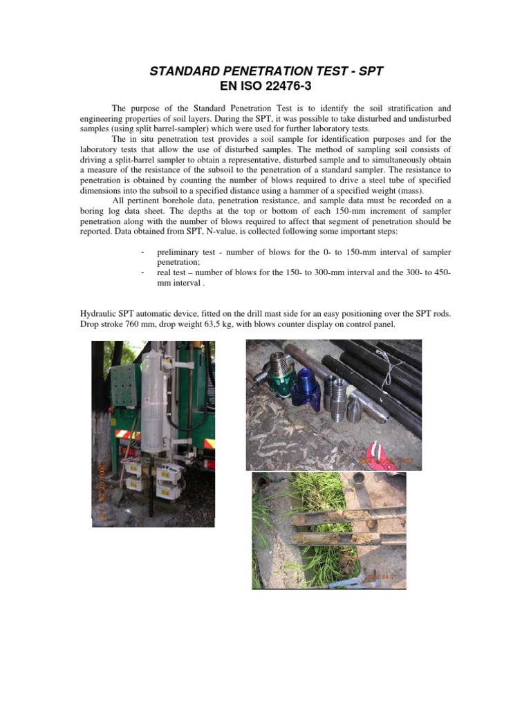 Standard Penetration Test