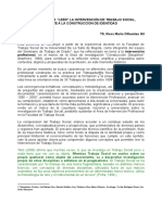 Conceptos para comprender la intervención de Trabajo Social y su aporte a la construcción de identidad profesional