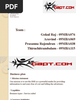 A Business Plan