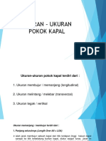 Ukuran - Ukuran Pokok Kapal