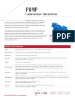 6D Series Pump: Three-Screw Pumps Standard Product Specifications