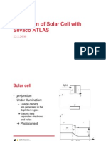 S-69 3102 Simulation of Solar Cell With Silvaco Atlas