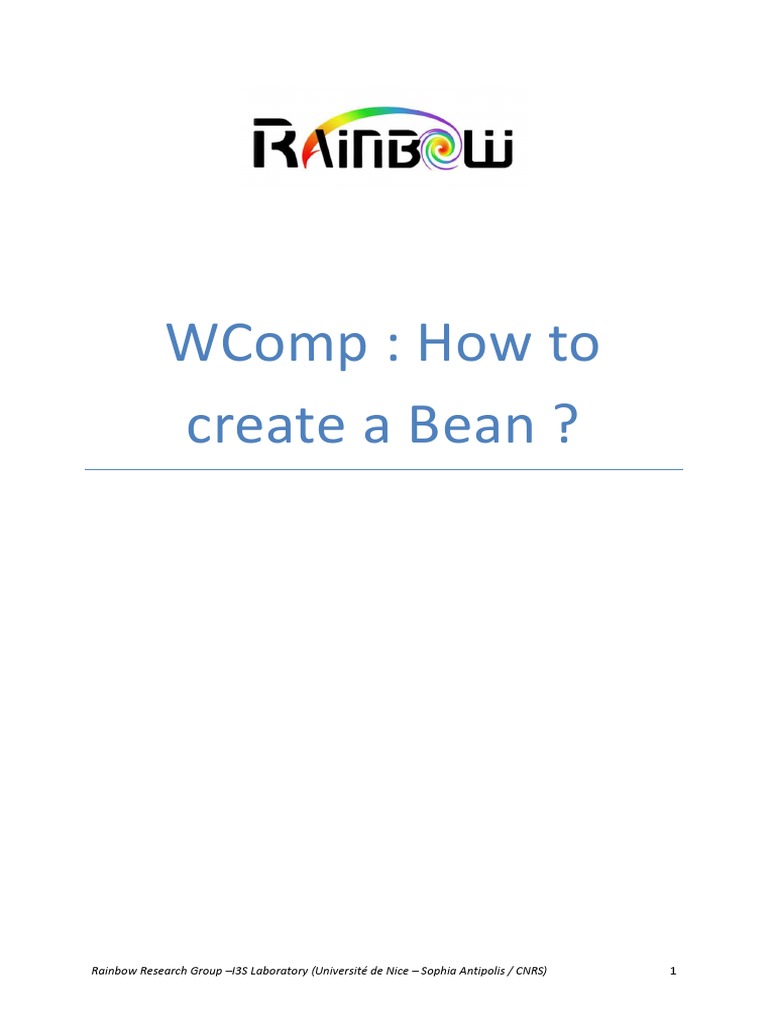 Bean Develop PDF Computer Programming Computing