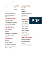 Daftar Diagnosa Coass Kulit