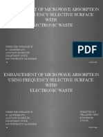Enhancement of Microwave Absorption Using Frequency Selective Surface With Electronic Waste