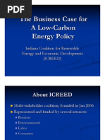 The Business Case Fora Low Carbon Energy Policy ICREED 8-14-2007 Final
