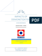 Impacts of Demonetization (Ayan Bhowmick)