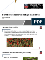 Symbiotic Relationship in Plants: Harshit, Arnav, Himanshu, Ishaan Vii-L