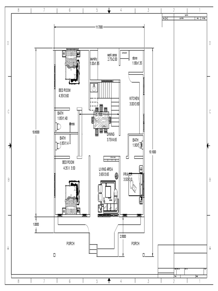 Laundry Area Floor Plan Layout | PDF