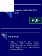 Kewirausahaan Dan CSR