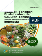 Statistik Tanaman Buah Buahan Dan Sayuran Tahunan Indonesia 2017 PDF