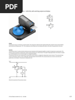 Pressure Sensor 0 - 10 Bar (0 - 1,000 Kpa), With Switching Outputs and Display