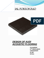 Material Portofolio: Design of Audi Acoustic Flooring