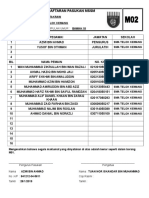 Borang Pendaftaran Pasukan MSSM