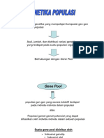 Genetika-12 (Population Genetics)