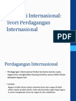 TEORI EKONOMI INTERNASIONAL