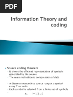 Information Theory and Coding ppt