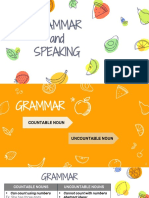 Grammar and Speaking