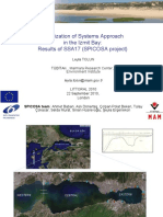 Initialization of Systems Approach in The Izmit Bay: Results of SSA17 (SPICOSA Project)