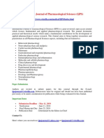 International Journal of Pharmacological Sciences IJPS