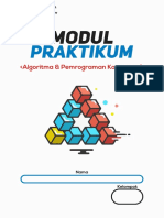 Modul Praktikum Algoritma Pemrograman PDF