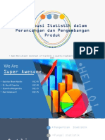 Kontribusi Statistik Dalam Perancangan Dan Pengembangan Produk