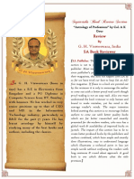 Review G. H. Visweswara, India SA Book Reviewer: "Astrology of Professions" by Col. A K Gour