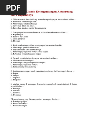 Kunci Jawaban Soal Pdf