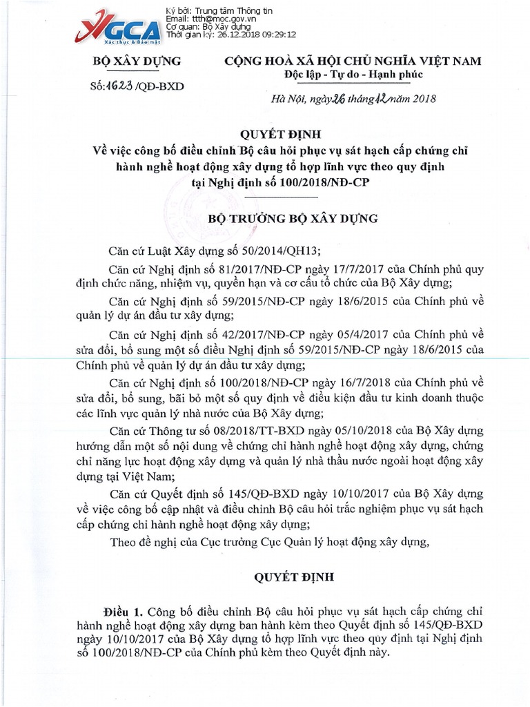 BXD - 1623-QD-BXD - 26122018 .Signed PDF | PDF
