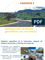 Introducción al diseño geométrico de carreteras y su importancia en el desarrollo vial