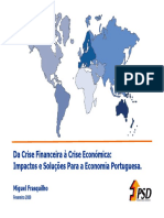 Da Crise Financeira À Crise Económica: Impactos e Soluções para A Economia Portuguesa