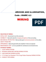 Wiring: Electrical Services and Illumination, Code: 09ARC 4.3
